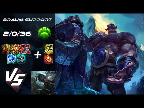 SUPPORT Braum vs Senna - NA Grandmaster Patch 25.24