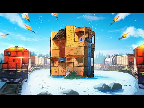 RUST / LIVING on the MOST OP Build Spot (2 ONLINE RAIDS)