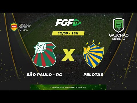 FGFTV - GAUCHÃO SÉRIE A2 - São Paulo x Pelotas - 12/06/2022