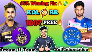 KOL vs RR Dream11 Team, KOL vs RR Dream11 Prediction, KKR vs RR Today's Match Dream11 Team, IPL2022