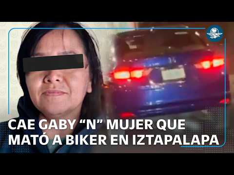 Detienen a Gaby “N” por homicidio tras atropellar a motociclista en Iztapalapa