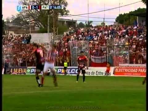 PARANA 0 - 1 PATRONATO - gol Marcos Quiroga