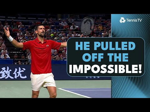 All The Angles: Novak Djokovic Wins IMPOSSIBLE Point! | Shanghai 2025