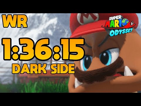 [fWR] Super Mario Odyssey Dark Side Speedrun in 1:36:15