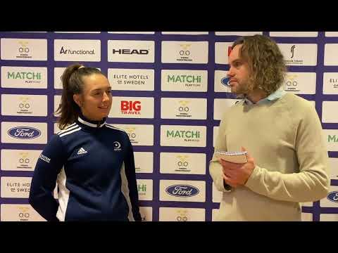 Martha Matoula efter andra raka hemmaegern i Elitserien