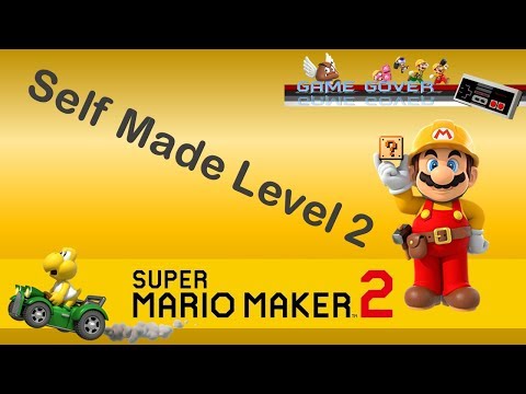 Super Mario Maker 2 - Self Made Level 2 - Walkthrough - Game Gover (Nintendo Switch)