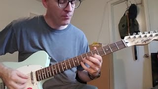 Video thumbnail for Squier Bullet Telecaster Surf Green 2023 by rmenga
