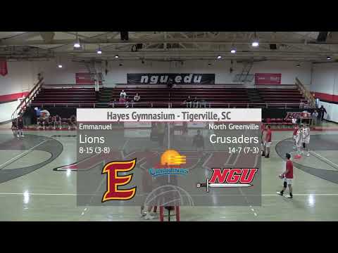 NGU Men's Volleyball 2019 - North Greenville vs. Emmanuel College