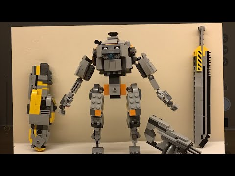 LEGO titanfall 2 tutorial. scorch gun, ronin gun, ronin sword, and BT 7274