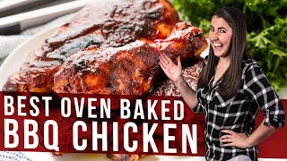 How to Make Oven Baked BBQ Chicken | The Stay At Home Chef