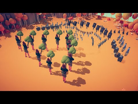 12x TREE GIANTS vs 100x ALL FACTIONS - TOTALLY ACCURATE BATTLE SIMULATOR | TABS