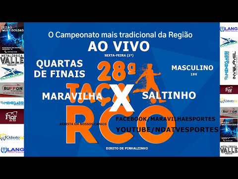 QUARTAS DE FINAIS DA TAÇA RCO MARAVILHA X SALTINHO