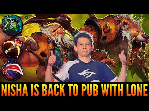 👉 NISHA Is Back To Pub After Long Break - Incredible Lone Druid Gameplay