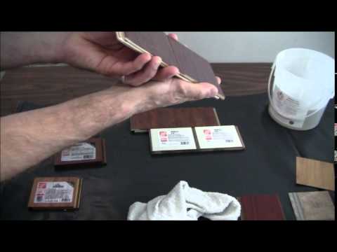 Scratch Flooring Test with Laminate Wood and Vinyl