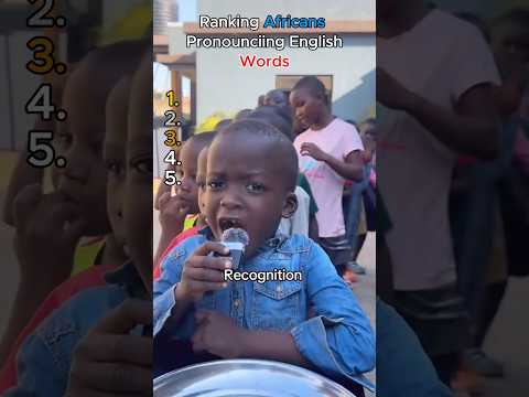 Ranking AFRICANS Pronouncing English Words! 😆