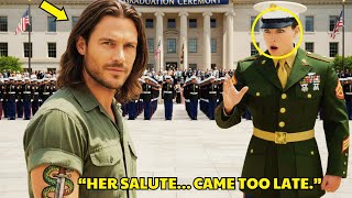 Single Dad Janitor Watched His Twin Girls Graduate — Until a USMC Captain Saw His Tattoo and Froze