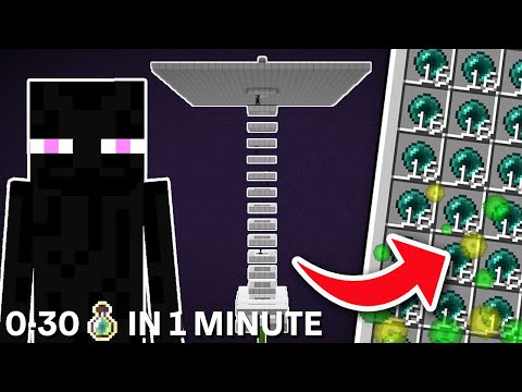 Minecraft Enderman XP Farm 1.21.11+ - BEST DESIGN