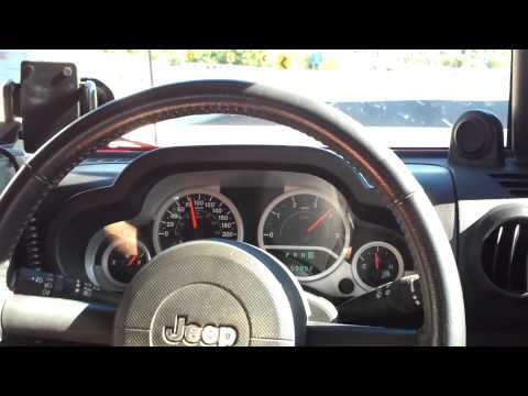 JK Wrangler Unlimited 2.8lt CRD 0 to 100 kmh