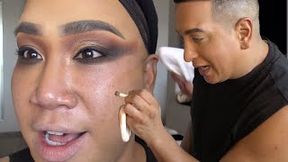 My BEST friend does my makeup | PatrickStarrr