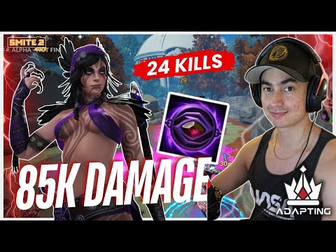 85K DAMAGE ON MORRIGAN! Smite 2 Deity Ranked Conquest