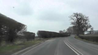 preview picture of video 'Driving On The A449 From Ledbury To Malvern Wells, Worcestershire, England 27th March 2013'