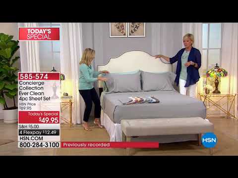 HSN | Concierge Collection Bedding 03.05.2018 - 06 AM