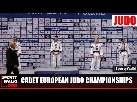 Cadet European Judo Championship Warsaw 2019 - dekoracja