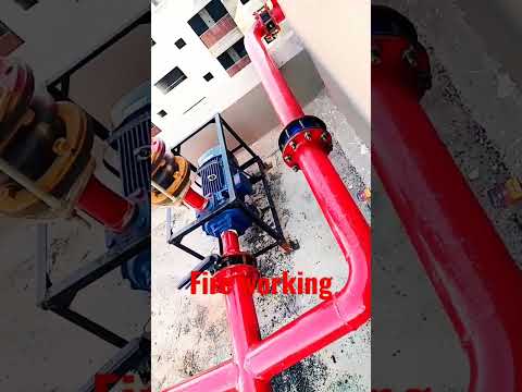 Fire working #smart fire #pump #fire line #fire system work
