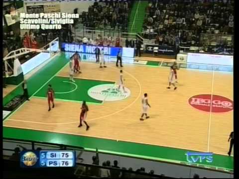 Montepaschi Siena vs Scavolini Siviglia Pesaro 2012