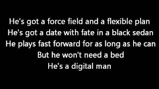 Rush-Digital Man (Lyrics)