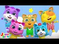 Five Little Kittens Animal Cartoon And Preschool Song For Kids