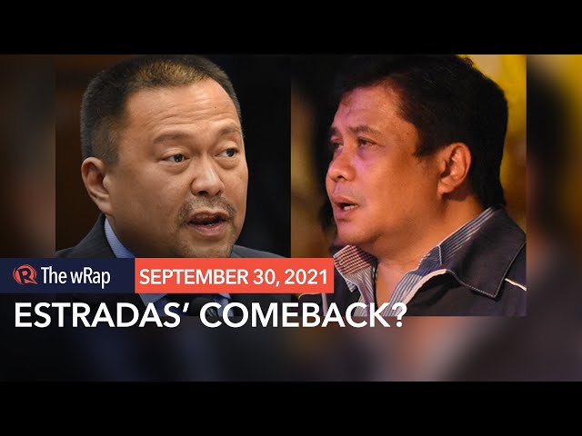 House of Estrada seeks comeback: JV, Jinggoy running for senator in 2022