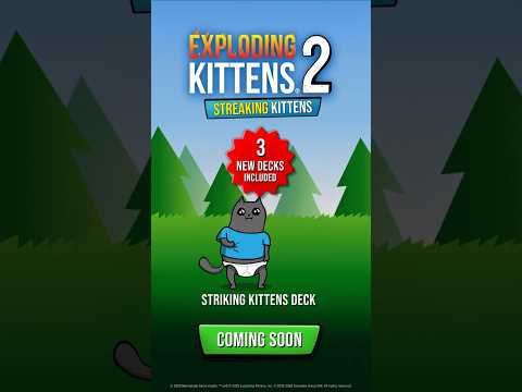 NEW DECKS FOR EXPLODING KITTENS 2 - Streaking Kittens - YouTube