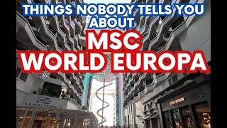 21 Things to Know About MSC World Europa | MSC Cruise Tips | MSC World Europa Cruise Ship