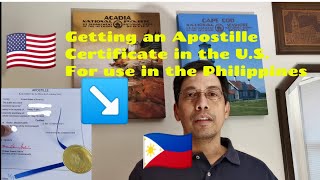 Getting an Apostille in the USA for use in the Philippines | formerly red ribbon or consularize