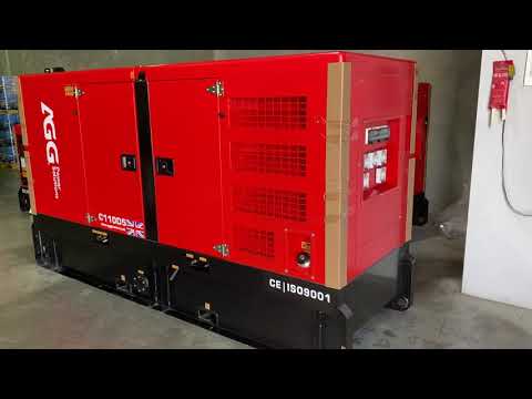 AGG 110KVA Diesel Generator with Cummins 6BT5.9-G2 Engine and Stamford Alternator