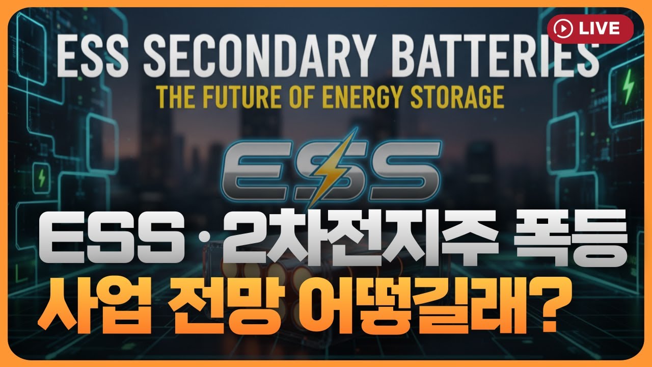 ESS와 2차전지주 주가 폭등, 사업 전망 어떻길래? [주리핑룸]