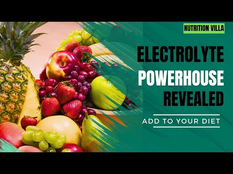 Which fruit has the most electrolytes? : Fruits rich in electrolytes | NUTRITION VILLA