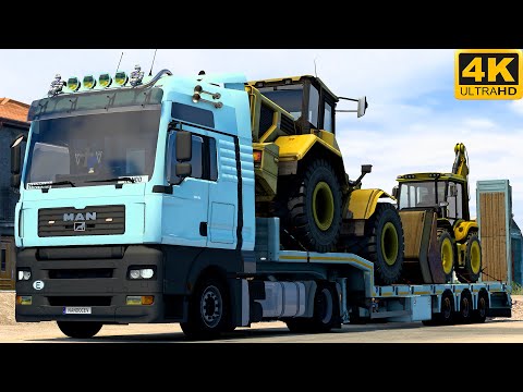 [G29] ETS2 (4K 60FPS) | PROMODS | MAN TGA 440 | AL-QA'IM 🇮🇶 - AR-RUTBAH 🇮🇶