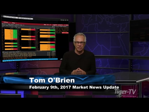 February 9th Stock Market Update by Tom O'Brien on TFNN - 2017