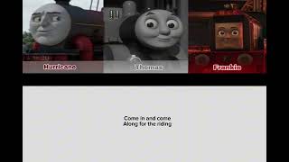 Thomas and friends - the hottest place in town colour coded lyrics