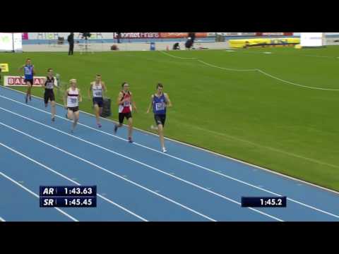 800 m M final - SM i Sollentuna - 28 aug 2016 - Johan Rogestedt 1.49,92