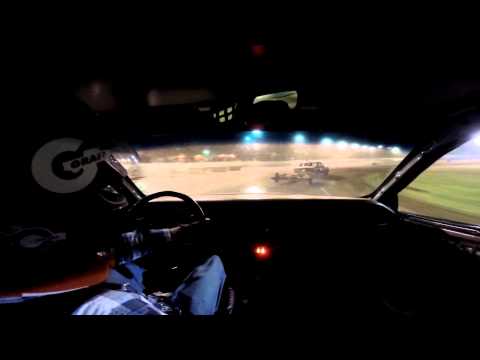 Spartan Speedway Figure 8 Trailer Race 7-11-14 (On board with #00, Nick Thomas)