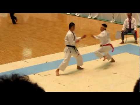 JKA kumite Inokoshi vs Shimizu 第55回協会全国　猪越選手 対 志水選手 part 2