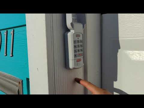 How To Open Garage Gate (Outside) At 65th