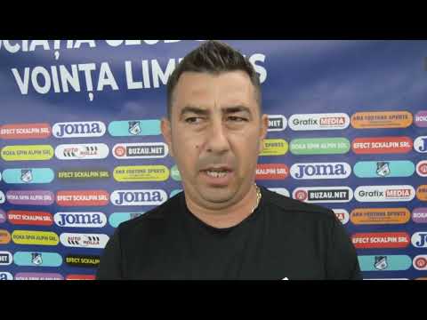 DEDU IONIȚĂ antrenor Voința LIMPEZIȘ după meciul cu VICTORIA GUGEȘTI
