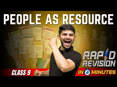 People as Resource | 10 Minutes Rapid Revision | Class 9 Economics