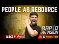 People As Resource 10 Minutes Rapid Revision Class 9 Economics