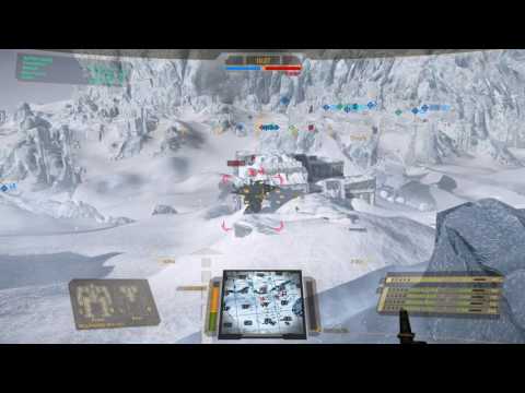 Mechwarrior Online - Backstabbing a Jagermech with a Wolfhound