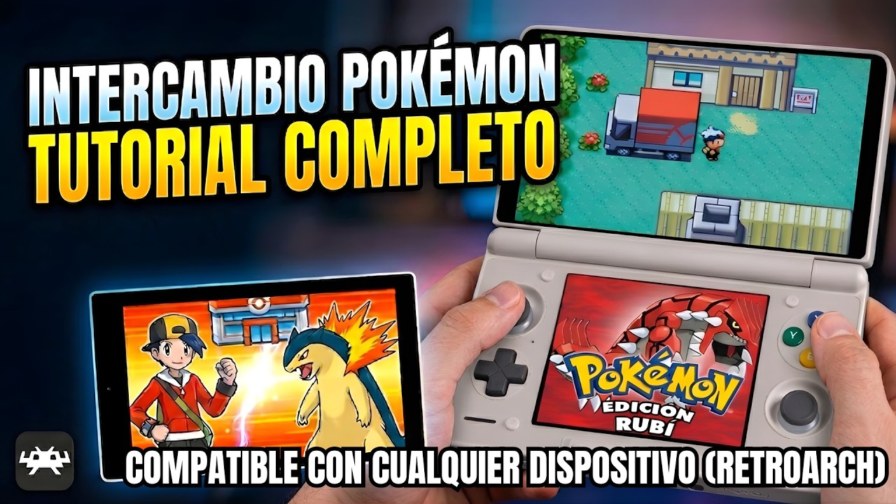 🚀 Intercambia Pokémon GBA con 1 sola AYN Thor | También entre 2 dispositivos